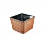 CESTO QUADRATO C/CONTENITORE 250X250X98 