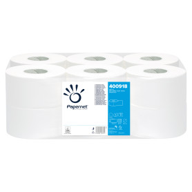 CARTA IGIENICA MINI JUMBO CONFEZIONE 12 ROTOLI DA 150 MT