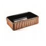 CESTO C/CONTENITORE 37X25X9.5H 