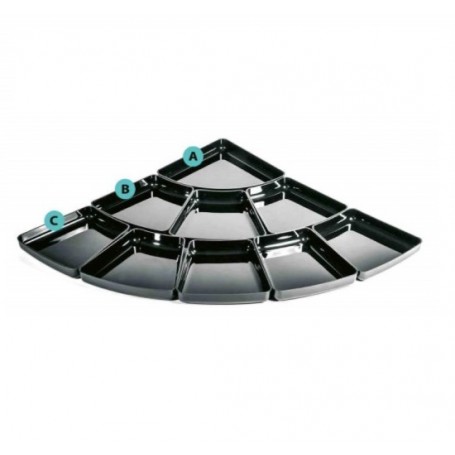 COMPOSIZIONE ALZATA STONDATA 800X800 ALTEZZA 20MM