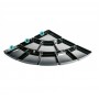COMPOSIZIONE ALZATA STONDATA 800X800 ALTEZZA 20MM