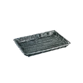 CESTO IN POLIPROPILENE 40X30X3.5 NERO 