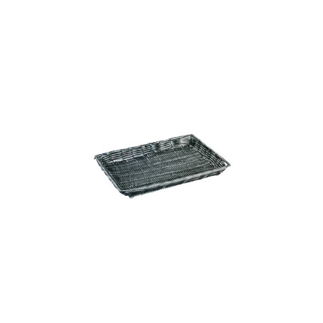 CESTO IN POLIPROPILENE 40X30X3.5 NERO 