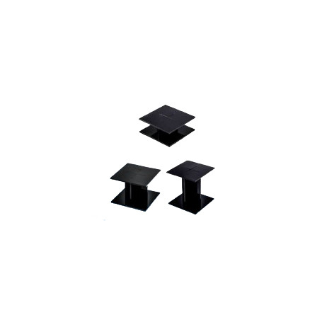 ALZATA A CROCE PLEXIGLASS H 5CM TRASPARE 