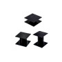 ALZATA A CROCE PLEXIGLASS H 5CM TRASPARE 