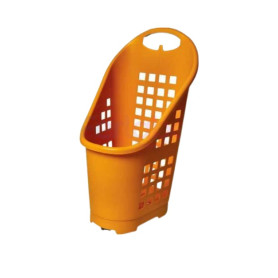 TROLLEY SPESA ARANCIO 64 LT