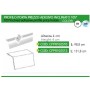 PROFILO BIANCO INCL. 105° H40 L988 