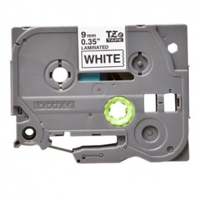 NASTRO BROTHER 9MM NERO SU BIANCO 