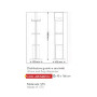 DISTRIBUTORE GUANTI E SACCHETTI 45X166 CM