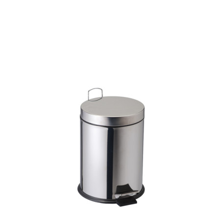 PATTUMIERA A PEDALE INOX BRILLANTE 5LT 180   180   290 MM
