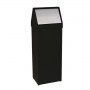 GETTACARTE CON SPORTELLO BASCULANTE INOX 