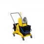 CARRELLO DOPPIAVASCA CON STRIZZATORE 