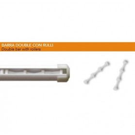 BARRA DOUBLE CON RULLI LUNG. 100 
