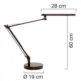 LAMPADA MAMBOLED UNILUX NERO 