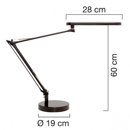LAMPADA MAMBOLED UNILUX NERO 