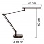 LAMPADA MAMBOLED UNILUX NERO 