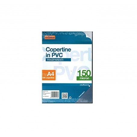 COPERTINE PVC A4 150 MY FG. 100