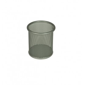 PORTA PENNE METALLO SILVER 
