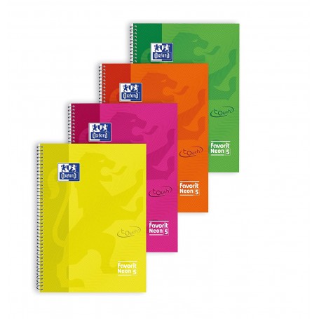 BLOCCO SPIRALE OXFORD A4 120PG 90GR 5MM 