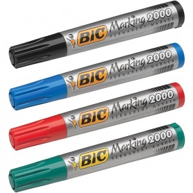 MARKER BIC MARKIN 2000 BLU CF.12