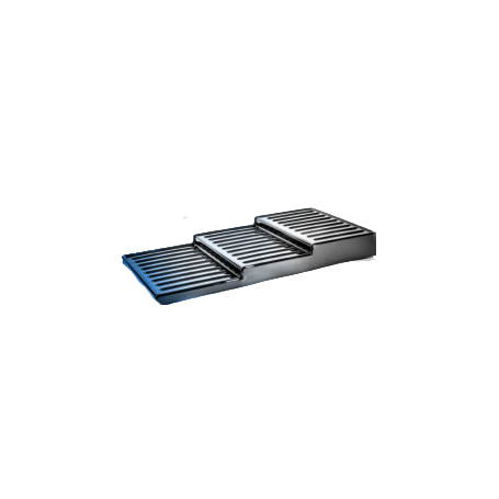 ALZATA DA BANCO TERMOFORMATA 3 PIANI MM 810 X 400 X 75 NERO