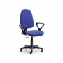 SEDIA DATTILO ERGO C/BRACCIOLI BLU 