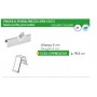 PROFILO PORTA PREZZO PER CESTI LARGH. 98.8 X H4CM