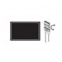 SEGNAPREZZO CANCELLABILE NERO PVC 10 X 7 CF. 25 + 1 MARKER + AGHI INOX