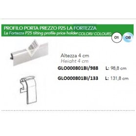 PROFILO FORTEZZA FISSO BIA40MM/L.988MM B