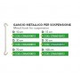 GANCIO METALLICO SOSPENSIONE H70 