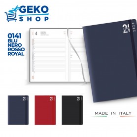 AGENDA GIORNALIERA 15X21 C/ELASTICO BLU