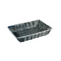 CESTO RETT. PPL 400X280XH80 NERO CON STRUTTURA ACCIAIO