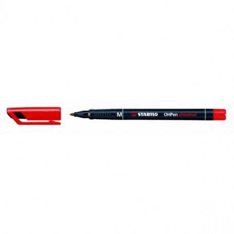 STABILO OPH PEN ROSSO PUNTA MEDIA CF. 10