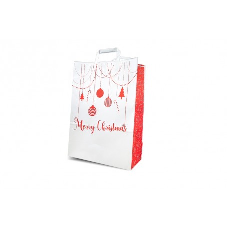 SACCHETTO MERRY CHRISTMAS 32+16X45 PZ250 