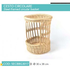 CESTO CIRCOLARE DIAM.30 X 38CM