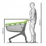 CARRELLO 160 LT CON LUCCHETTO 