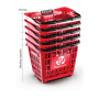 TROLLEY SPEESY 2 RUOTE C/MANICO GIALLO 