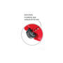 TROLLEY SPEESY 2 RUOTE C/MANICO ROSSO RAL 3020