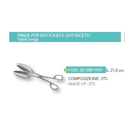 PINZA PER SOTTOLIO E SOTTACETO