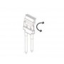AGO DOPPIA PUNTA C/CLIP PRESSIONE NR P25 