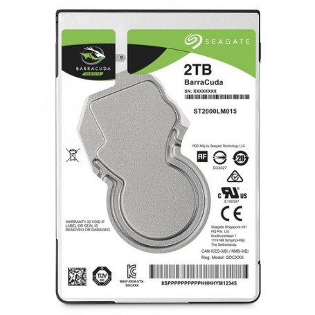 HD SEAGATE BARRACUDA SATA3 2TB GB 2.5" 9