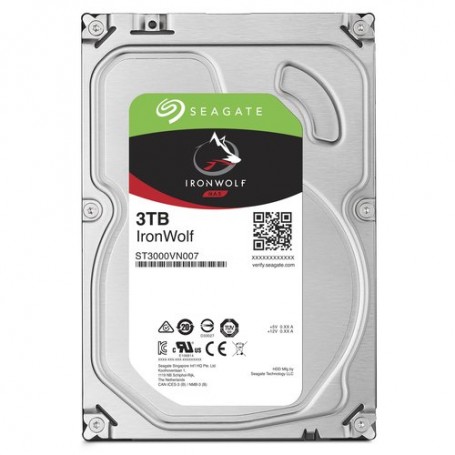 HD SEAGATE IRON WOLF SATA3 3TB 3.5" 5900