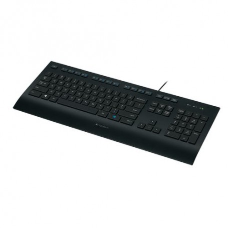 TASTIERA LOGITECH K280E DESIGN SUPPORTO POLSI USB BLACK oem