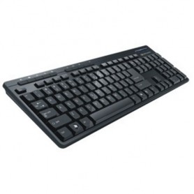 TASTIERA ATLANTIS PREMIUM 110 P013-WL618 -U MULTIMEDIALE USB 5 tasti rapidi per Internet Black