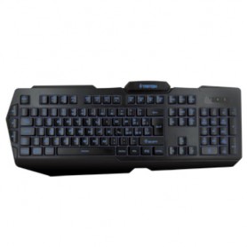 TASTIERA TRITON by Atlantis K400 GAMING retroilluminaz 3colori,USB,AntiGhosting fino a 19tasti contemp,12tasti multimedi