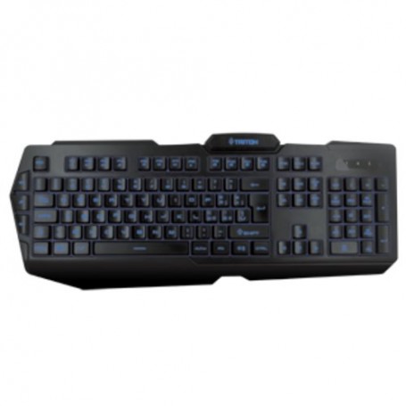 TASTIERA TRITON by Atlantis K400 GAMING retroilluminaz 3colori,USB,AntiGhosting fino a 19tasti contemp,12tasti multimedi