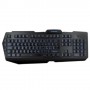 TASTIERA TRITON by Atlantis K400 GAMING retroilluminaz 3colori,USB,AntiGhosting fino a 19tasti contemp,12tasti multimedi