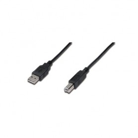 CAVO DIGITUS USB 2.0 A-B M-M 1,8MT in RA ME Colore NERO