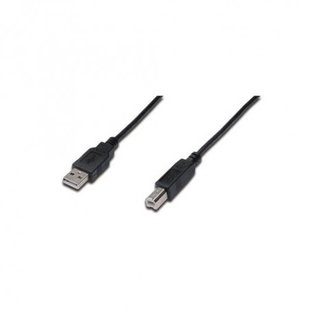 CAVO DIGITUS USB 2.0 A-B M-M 1,8MT in RA ME Colore NERO