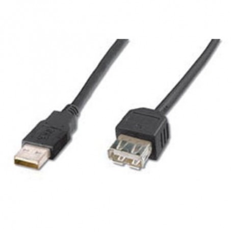 CAVO DIGITUS USB 2.0 A-A M-F PROLUNGA 1, 8mt NERO